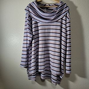 Lane Bryant Long Sleeve Cowl Neck  Tunic